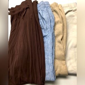 Loungewear Joggers Sweatpants Bundle (4) Various Brands Size Small Reformation